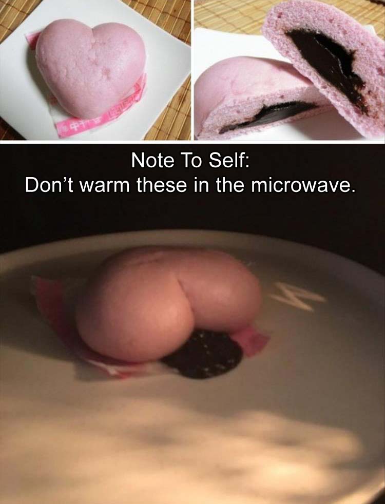 Ne pas réchauffez au micro-onde