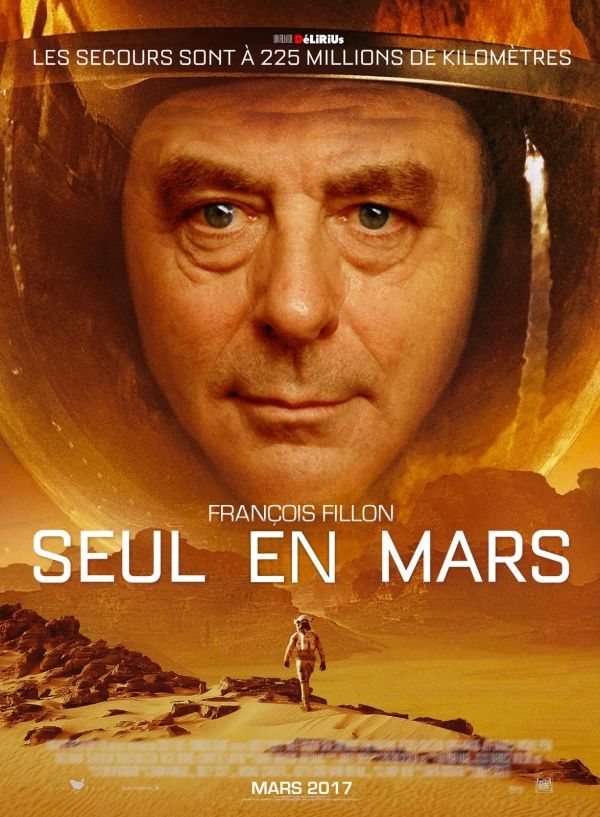 insolite affiche detournement fillon film francois mars seul