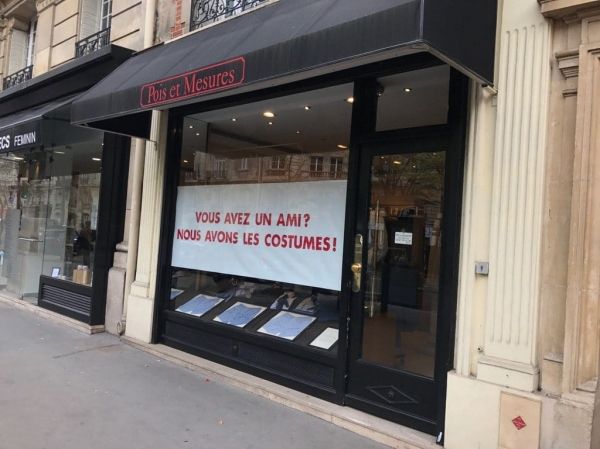 insolite boutique costume fillon magasin mesure pois