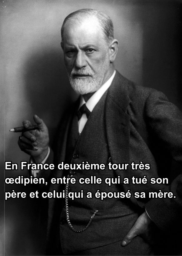 insolite deuxieme election freud oedipe president tour