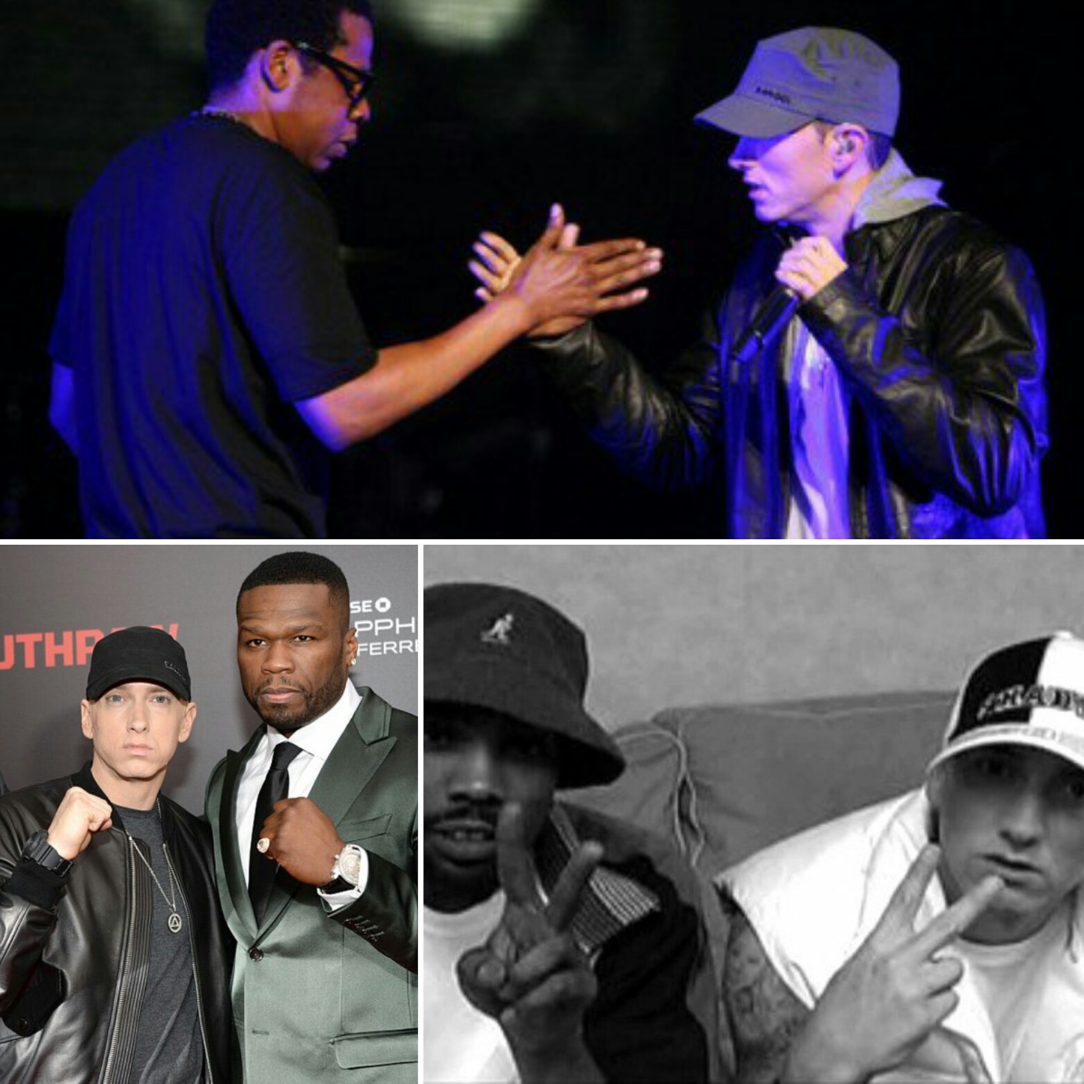 Eminem n'a jamais gagné un pierre-feuille-ciseaux