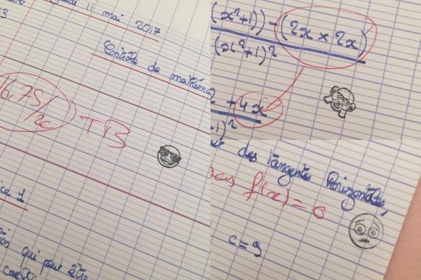 insolite controle emoji maths prof tampon