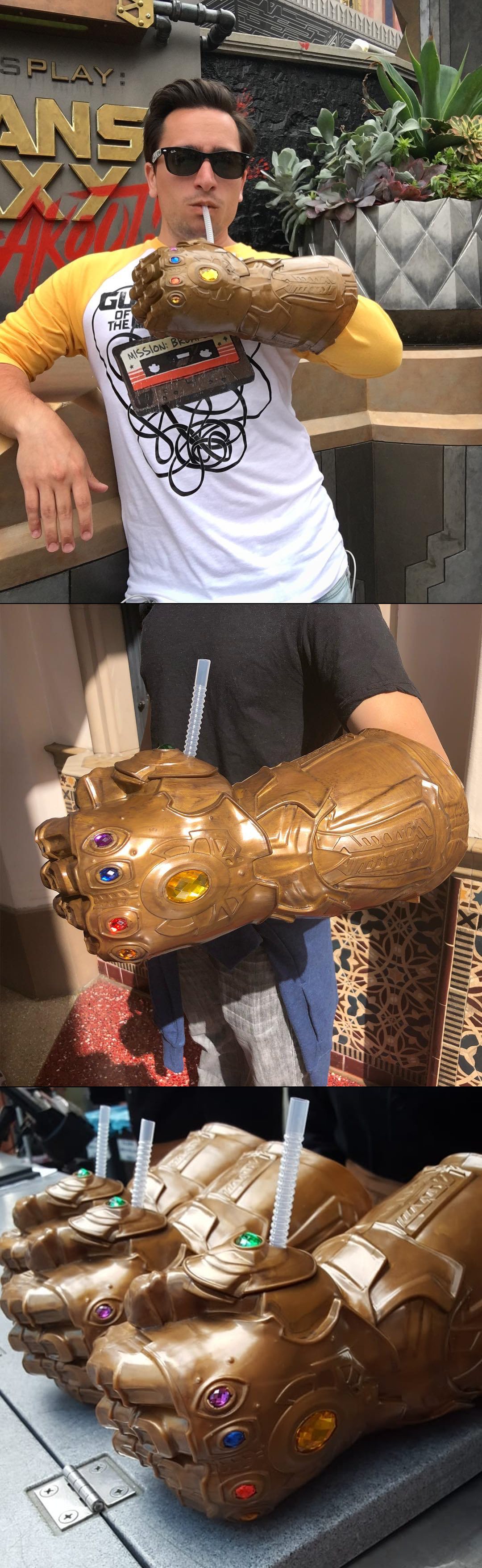 Le « Gant de Thanos » gobelet chez Disneyland