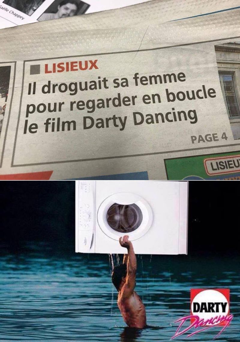 insolite dancing darty dirty femme homme journal