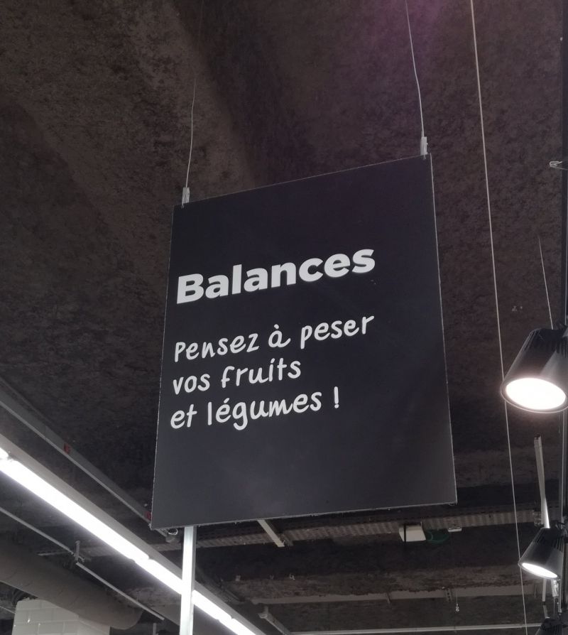 insolite balance horoscope magasin pancarte