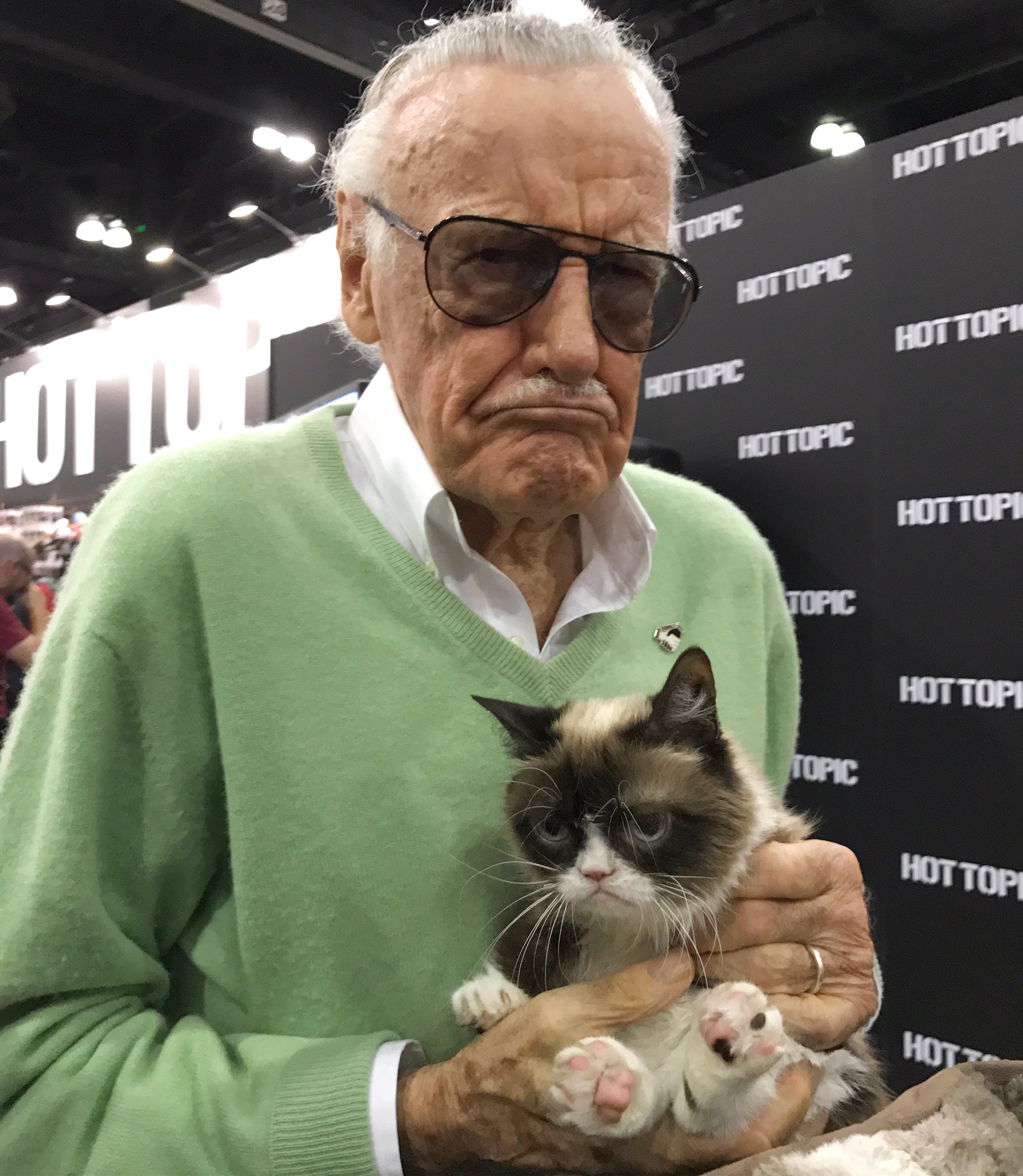 Stan Lee et Grumpy Cat