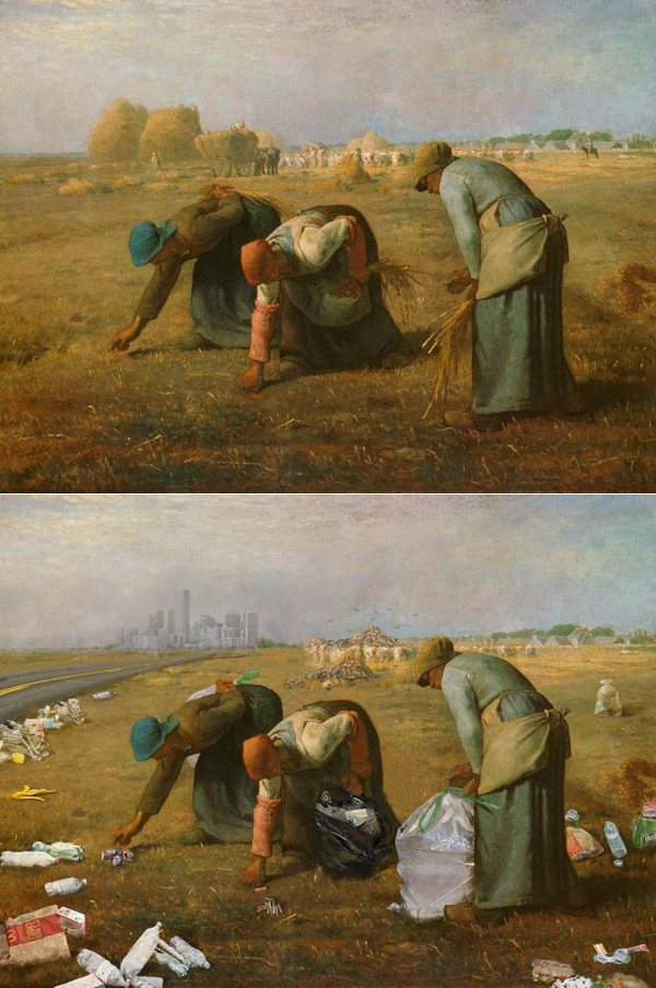 insolite avant dechet femme glaneuses maintenant