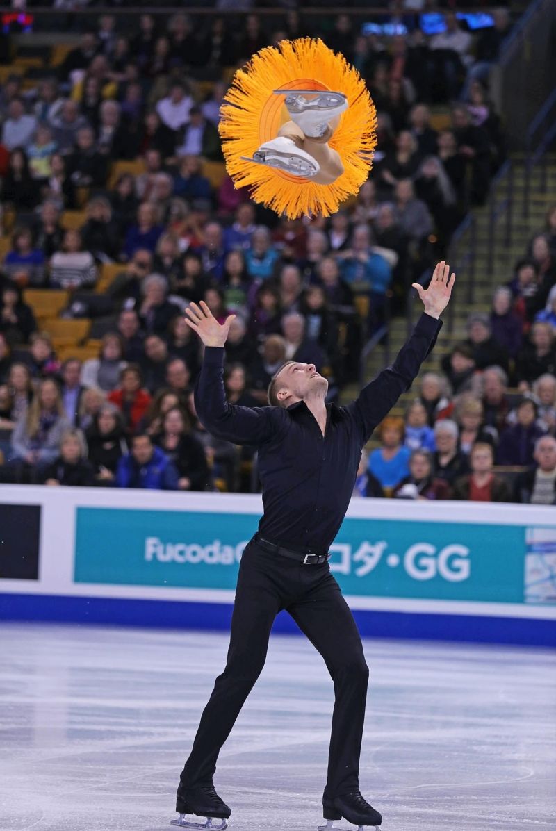 insolite artistique invocation patinage patinoire soleil triple twist