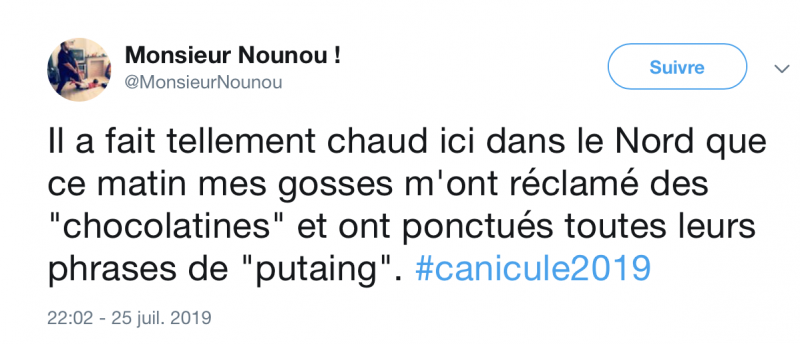 insolite canicule chocolatine france nord twitter