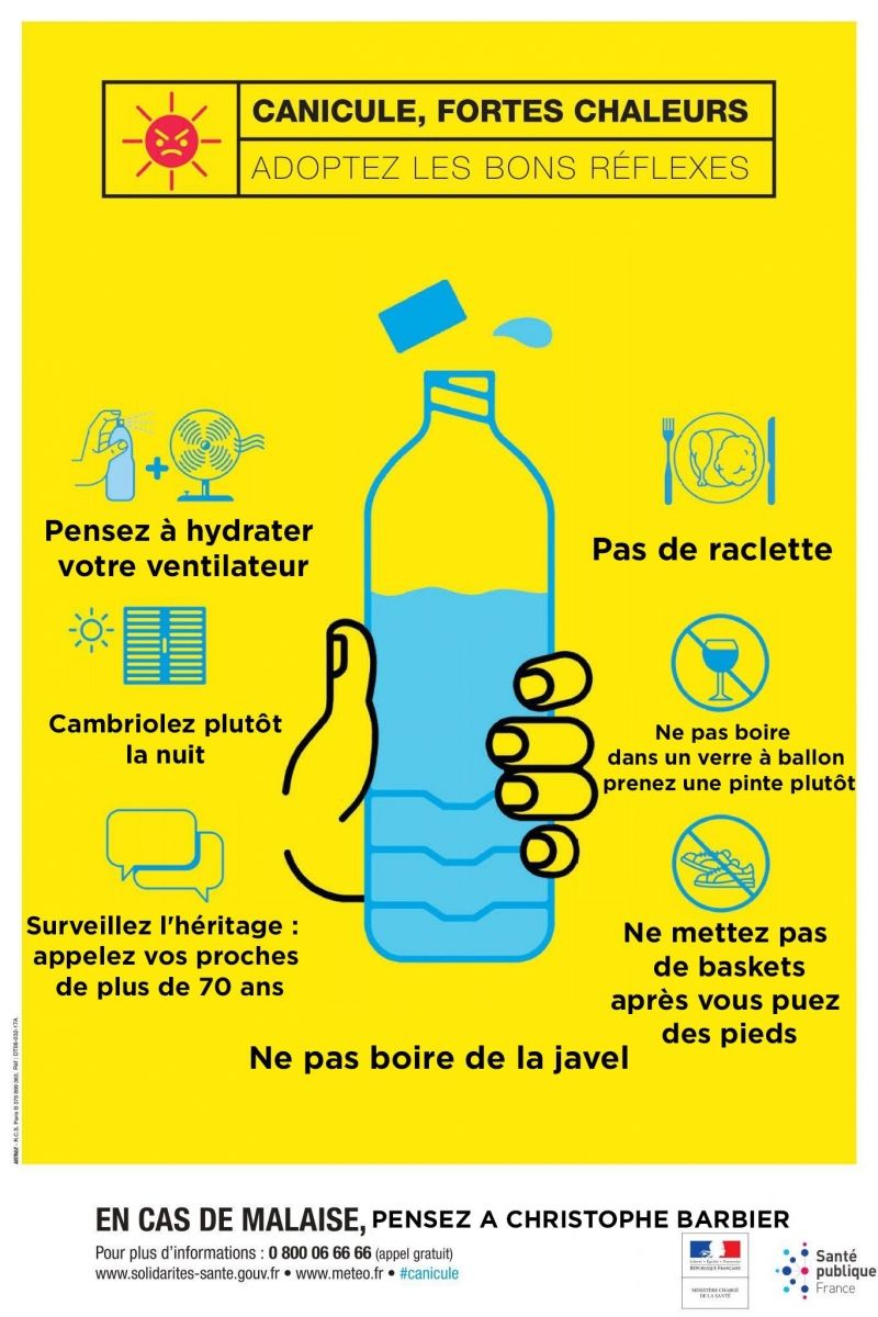 insolite canicule message parodie prevention