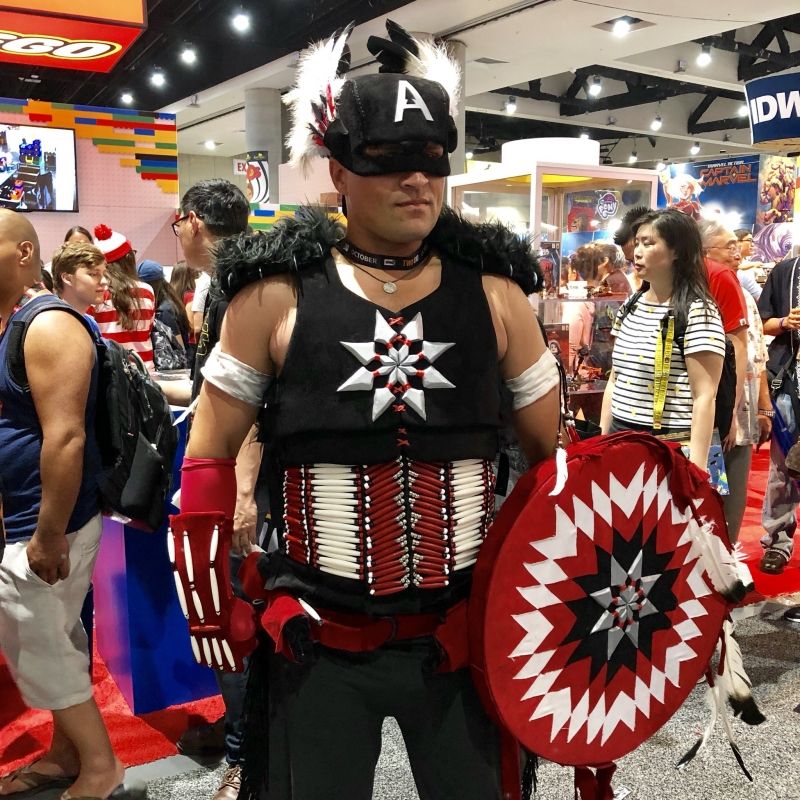 insolite america amerindien captain indien marvel native