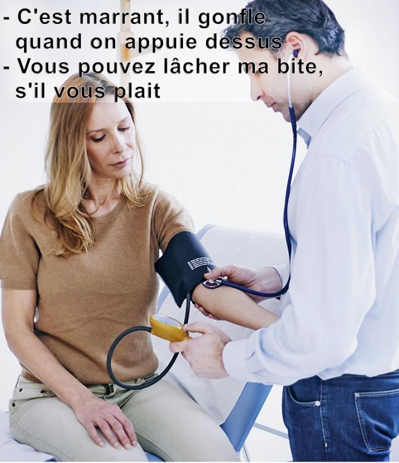 insolite docteur medecin patient tension