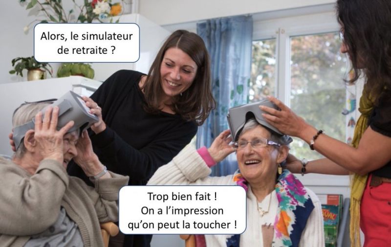 insolite realite retraite simulateur virtuelle