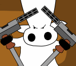 arme Cow with Guns