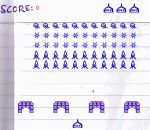 space Notepad Invaders