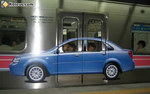 affiche voiture Voiture dans le métro