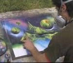 artiste Peinture à la bombe