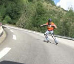 roller Descente de l'Alpe d'Huez en Roller