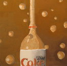 explosion peinture coca-cola Mentos + Coca-cola en peinture