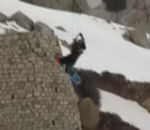algerie snowboard Grosse frayeur en snowkite