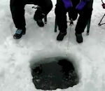 glace eau trou La pêche au Canada