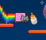 chat nourriture Nyan Cat Lost In Space