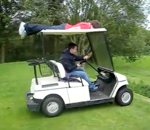 golf fail voiturette Golfette Planking