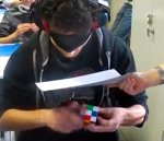 record rubik Rubik's Cube les yeux fermés