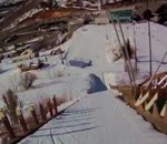 peur saut Son premier saut à ski