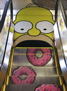 simpson Escalator Homer Simpson
