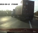 collision ejecte Sortir de son camion comme un boss