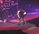 scene concert Justin Bieber vomit pendant un concert