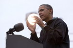 soleil Obama et sa boule de cristal