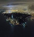 ouragan Une partie de New York dans le noir