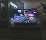 mur jeu-video 3d IllumiRoom