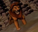 3d mort Le Roi Lion en 3D