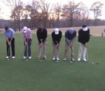 9 golf 9 putts dans un trou