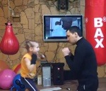 boxe Boxeuse à 5 ans