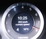 acceleration compteur Compteur d'une Volvo S60 à 383 km/h
