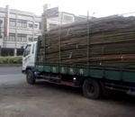camion Décharger un camion en Chine