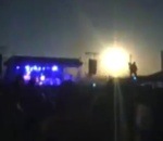 meteorite concert Météorite pendant un concert en Argentine