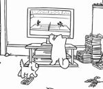 chat plume simon Devant la télé (Simon's Cat)