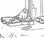 chat simon La valise (Simon's Cat)