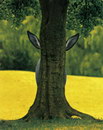 ane Quel animal se cache derrière cet arbre ?