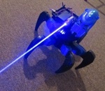 laser Robot hexapode avec un laser
