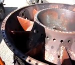 ecrou Bruit d'un écrou lâché dans un moteur à turbine