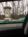 camion radioactif remorque Composant radioactif sur l'autoroute.