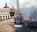 avant Place de l'Indépendance à Kiev (Avant / Après)