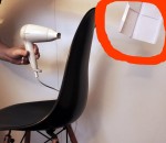 chaise Sèche-cheveux + Avion en papier = Vol Infini