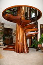 tronc arbre Arbre escalier